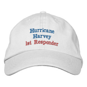 Casquette Brodée Répondeur de Harvey d'ouragan ęr