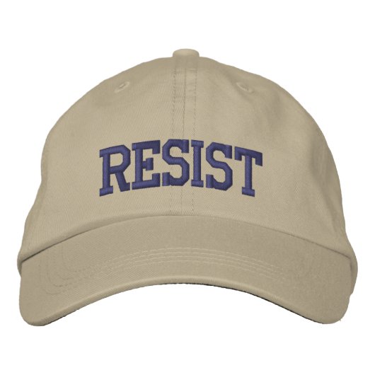 Casquette brodée RESIST (Devant)