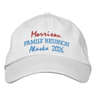 Casquette Brodée Réunion de famille personnalisée brodée