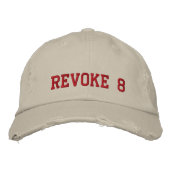 CASQUETTE BRODÉE RÉVOCATION 8 (Devant)