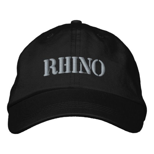 CASQUETTE BRODÉE RHINO (Devant)