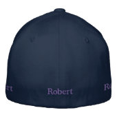Casquette Brodée Robert Mens Nom brodé, (Dos)