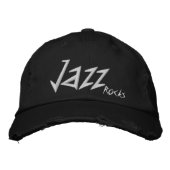 Casquette Brodée Roches de jazz (Devant)