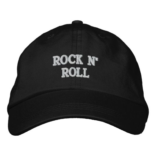 CASQUETTE BRODÉE ROCK N'ROLL (Devant)