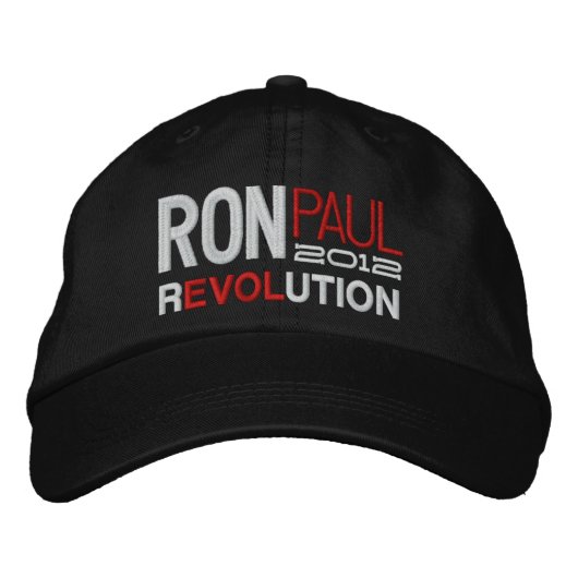 Casquette Brodée Ron Paul (Devant)