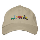 Casquette Brodée Roues pour enfants (Devant)