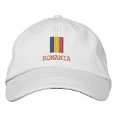 Casquette Brodée Roumanie & Roumanie Drapeau mode / Patriotes (Devant)