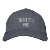 Casquette Brodée route 66 (Devant)