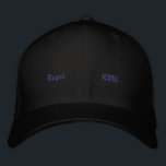 Casquette Brodée Royal King Printed Black Wool Stylish Outfit-Hat<br><div class="desc">Own your crown with this dynamic Basic Flexfit Wool Cap, “KING” front side, “RICH” back side Printed , "Royal" front right, "Power" left side, "Pride" Right side Custom Text Printed, Perfect for those who lead with power and wear their pride like a crown every day. Crafted for premium comfort and...</div>