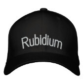 Casquette Brodée Rubidium (Devant)