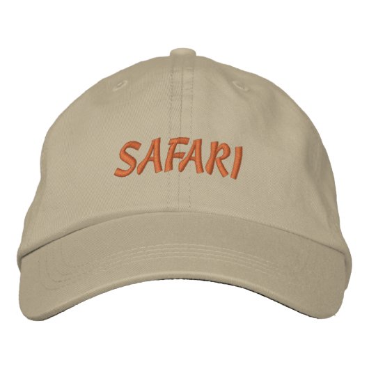 CASQUETTE BRODÉE SAFARI (Devant)