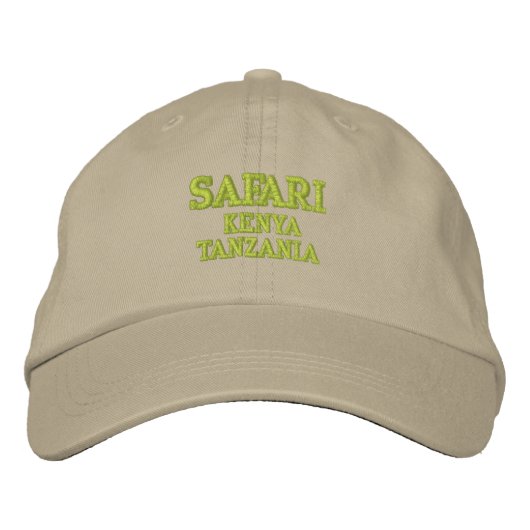 Casquette Brodée Safari (Devant)