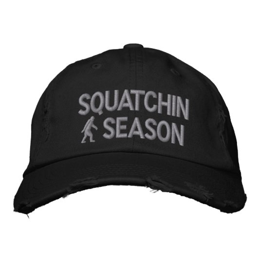Casquette Brodée saison de squatchine (Devant)