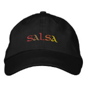 Casquette Brodée salsa (Devant)