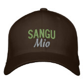 Casquette Brodée Sango Mio Italien Famille Bond Cadeau (Devant)