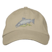 Casquette Brodée Saumon Chinook (Devant)