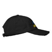 Casquette Brodée Save Ukraine - Liberté - Paix - drapeau ukrainien (Droite)