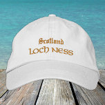 Casquette Brodée Scotland & LOCH NESS fashion / Scottish Monster<br><div class="desc">Casquettes brodés : Scotland & Loch Ness (monstre Nessie) mode baseball / chapeaux camionneurs pour patriotes écossais - amour mon pays,  voyage,  vacances / fans de sport</div>