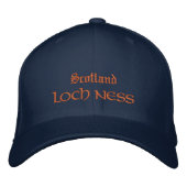 Casquette Brodée Scotland & LOCH NESS fashion / Scottish Monster (Devant)