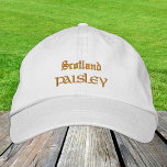 Casquette Brodée Scotland & PAISLEY fashion / Scottish Patriots<br><div class="desc">Casquettes brodés : Scotland & Paisley chapeaux de baseball de mode / camionneur pour patriotes écossais - amour mon pays,  voyages,  vacances / fans de sport</div>