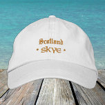 Casquette Brodée Scotland & SKYE fashion / Scottish Patriots<br><div class="desc">Casquettes brodés : Scotland & Skye chapeaux de baseball / camionneur pour patriotes écossais - amour mon pays,  voyages,  vacances / fans de sport</div>