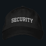 Casquette Brodée Security<br><div class="desc">Custom Security Embroidered Hats Cap</div>
