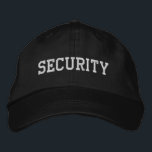 Casquette Brodée Security<br><div class="desc">Custom Security Embroidered Hats Cap</div>