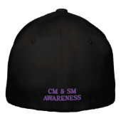 CASQUETTE BRODÉE SENSIBILISATION AUX CM ET SM (Dos)