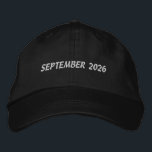 Casquette Brodée SEPTEMBER 2026 Celebrate Month Trucker-Hat Navy<br><div class="desc">Make “SEPTEMBER 2026” unforgettable with this Navy Alternative Apparel Basic Adjustable Cap, detailed with clean, high-quality embroidery for a refined and durable look. The one-size-fits-all adjustable strap offers dependable comfort, making it perfect for fall events, academic batches, company milestones, or promotional branding. Order in bulk to create a cohesive appearance...</div>