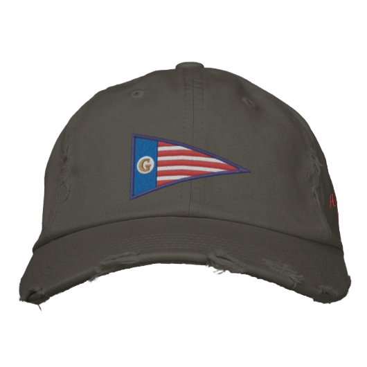 Casquette Brodée Série de drapeaux GEUEE : Amérique (Devant)
