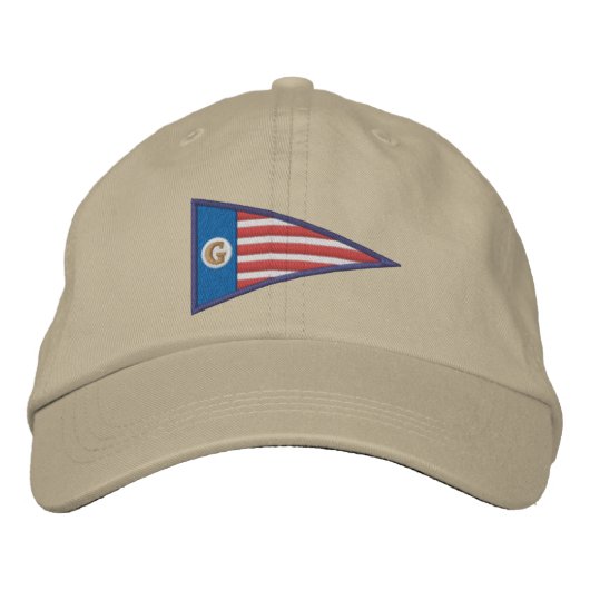 Casquette Brodée Série de drapeaux GEUEE : Amérique (Devant)