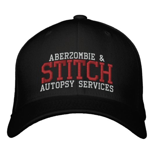 Casquette Brodée Services d'autopsie (Devant)