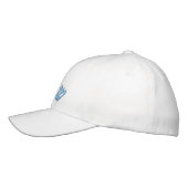 Casquette Brodée Shalom, hébreu (Gauche)