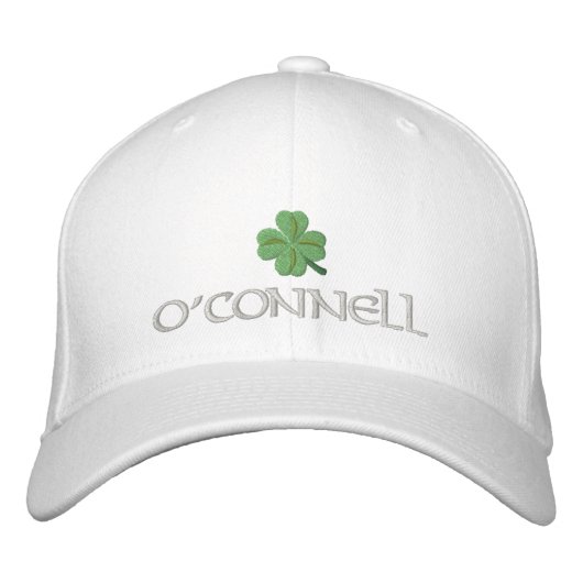 Casquette Brodée Shamrock irlandais personnalisé (Devant)
