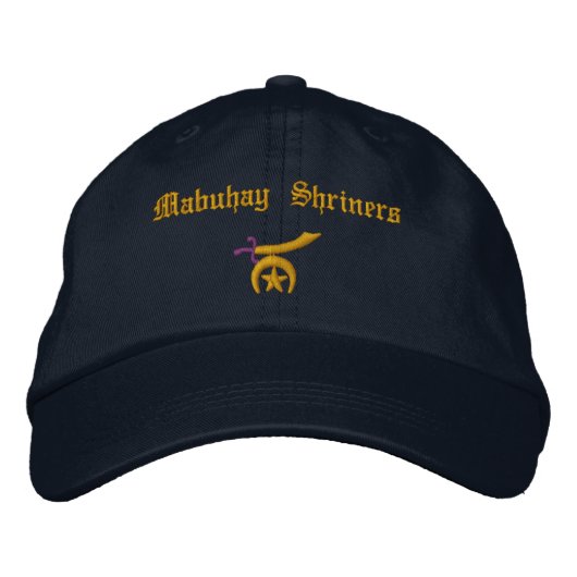 Casquette Brodée Shriner Brodé (Devant)
