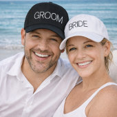 Casquette Brodée Simple Mariée Moderne