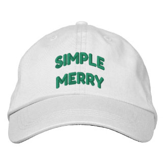 Casquette Brodée Simple Merry Cap
