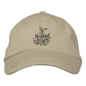 Casquette Brodée Sirène Au Coeur (Devant)