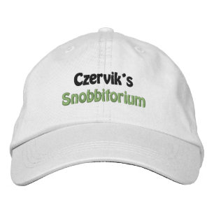 Casquette Brodée Snobbitorium de Czervik drôle de nouveauté de la
