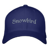 Casquette Brodée Snowbird (Devant)