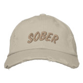 Casquette Brodée SoberCap (Devant)