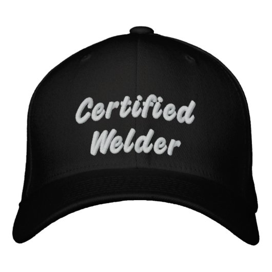 Casquette Brodée Soudeur certifié (Devant)
