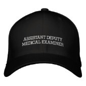 Casquette Brodée Sous-examinateur Médicale adjoint (Devant)