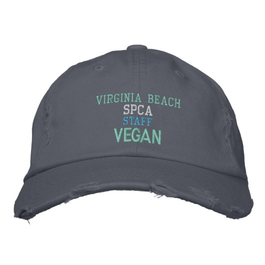 CASQUETTE BRODÉE SPCA VEGAN (Devant)