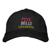 Casquette Brodée Sporting Goods School Games PINK BELLY CHAMP (Devant)