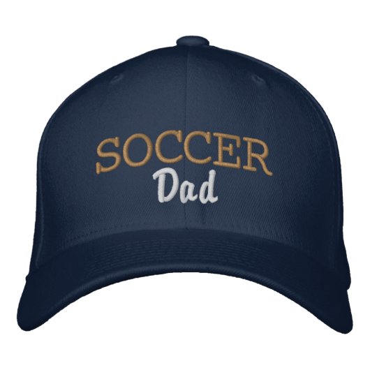 Casquette Brodée Sporty Soccer Papa (Devant)