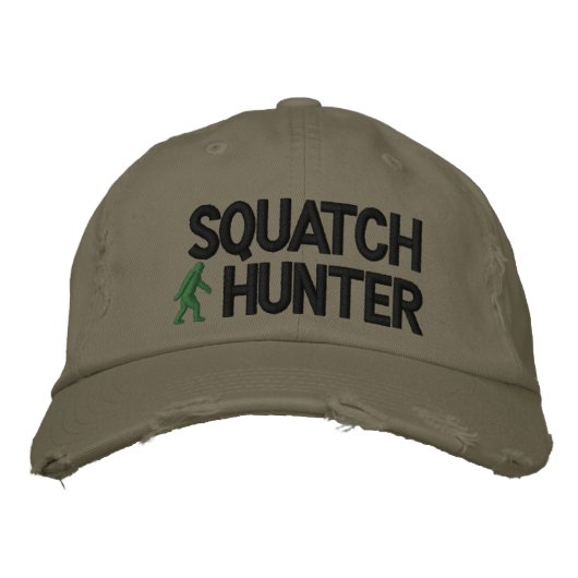 Casquette Brodée Squatch Hunter (Devant)