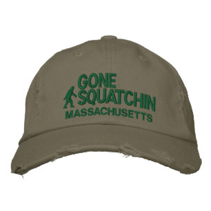 Casquette Brodée Squatchin & votre état personnalisé