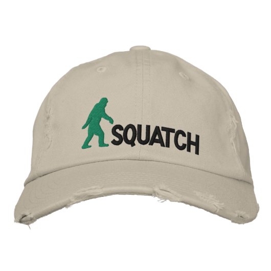 Casquette Brodée squatter avec grand logo bigfoot (Devant)