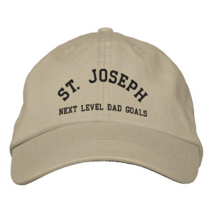 Casquette Brodée St. Joseph Niveau suivant Papa Objectifs